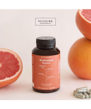 Hialuronic Acid Capsules | Hydrating Formula Anti-Wrinkle Prevention | Vegan | Pure Hyaluronic Acid + Spirulina + Chlorella + Vitamin B3 + Black Radish + Grapefruit | 120 Capsules (2 Months) - Buy Online on GoSupps.com