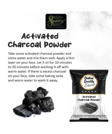 Metrey Herbotech Activated Charcoal Powder 100g Triple Filtered Coconut Shell for Skin and Hair All Skin Types - Buy Online on GoSupps.com