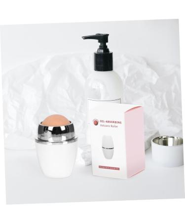 WOFASHPURET 1pc Facial Oil Absorbing Ball Face Cleaning Makeup Gadgets Face Makeup Oil- Absorbing Roller Make up Kit Ice Face Roller Skin Care Beauty Instrument The Face White Volcanic Mud White 5x2.8cm - Buy Online on GoSupps.com