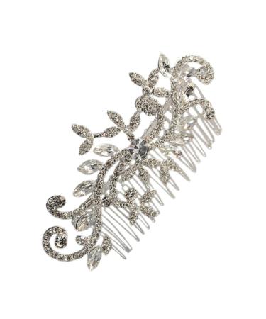 MAGICLULU Wedding Hair Clips for Brides Wedding Hair Comb Wedding Hair Accessories Gold Decor Wedding Decor Hair Combs for Women Accessories Rhinestone Hair Combs Hair Side Comb