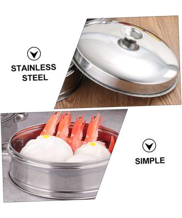 FELTECHELECTR 1 set Dumplings with Stainless Food Steam Household Cooking Premium Kitchen Steaming Accessory Buns stainless steel - Buy Online on GoSupps.com