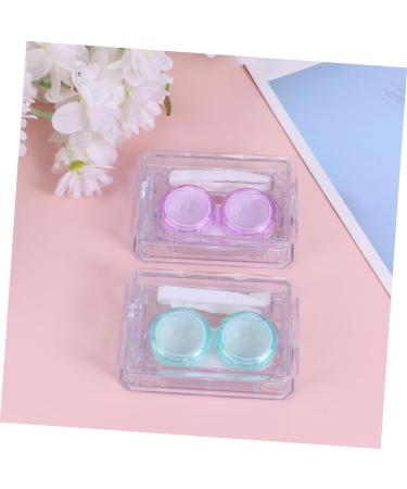 JECOMPRIS Mini Container Set for Colored Contact Lenses - 4 Stylish Eye Lens Holders for Men & Women | Cute Accessories & Storage Box - Buy Online on GoSupps.com