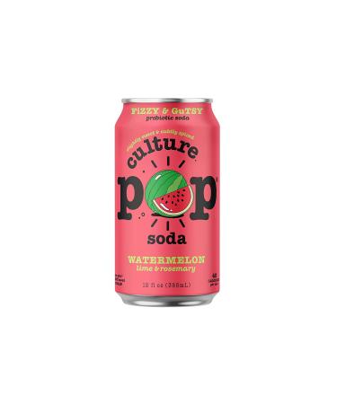 Culture Pop Sparkling Probiotic Soda Variety Pack - 40 Calories, Vegan, Non-GMO - 5 Flavors, 12oz Cans, Pack of 10 - Buy Online on GoSupps.com
