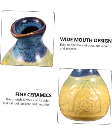 MAGICLULU 2 Sets Aromatherapy Bottle Liquid Dispenser Lotion Dispenser Bottle Liquid Containers Decorative Small Vials Refillable Bottle Perfume Essential Oil Water Dispenser Ceramics - Buy Online on GoSupps.com