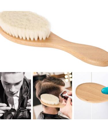 Buy NOLITOY Mustache Brush & Beard Straightening Comb - Wooden Facial Cleansing Brush for Men | Anti-static 15x4x2 CM - Buy Online on GoSupps.com
