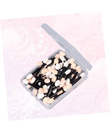 FOMIYES 150 Pcs Dual Sided Eyeshadow Brush Sponge Applicator Essential Makeup Brushes Makeup Application Size 1x3pcs Blackx3pcs - Buy Online on GoSupps.com