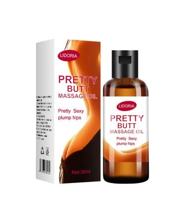 Essential buttocks oil 35 ml essential oil etheric oil for the hip -tightening essential oil for women Natural -hip massage oil heating gel (A one size) a 1 ml (1 Pack)