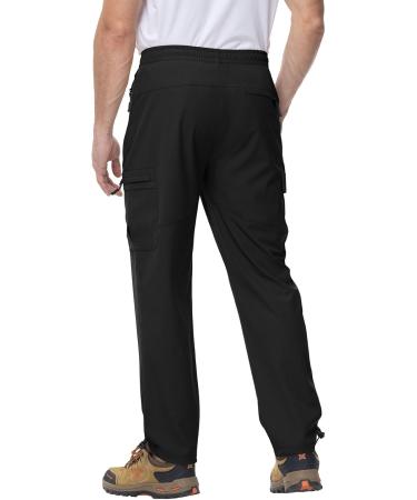 YSENTO Men's Hiking Pants | Lightweight Quick Drying Trekking Trousers | Waterproof Outdoor Gear 3XL Black - Buy Online on GoSupps.com