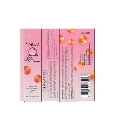 Peach Moisturizing Lip Gloss & Balm - Long Lasting Hydration Sweet Pink Color Anti-Drying Formula (Set of 2 1 Fl. oz) - Shop Internationally - Buy Online on GoSupps.com