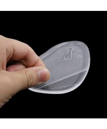 uxcell 2pcs Transparent Silicone Gel Forefoot Insole Pads for High Heel Comfort | Cushions for Pain Relief - International Shipping - Buy Online on GoSupps.com