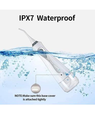 Water Flosser Cordless - Portable 230ML Dental Oral Irrigator | Rechargeable & Waterproof | Easy to Clean & Space-Saving - Buy Online on GoSupps.com