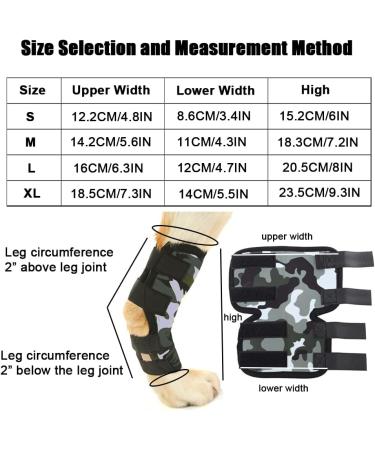 Knee Brace for Dogs Pair of Dog Rear Leg Braces Prevent Injuries and Sprains to Help with Arthritis Dog Kneepad (S) - Buy Online on GoSupps.com