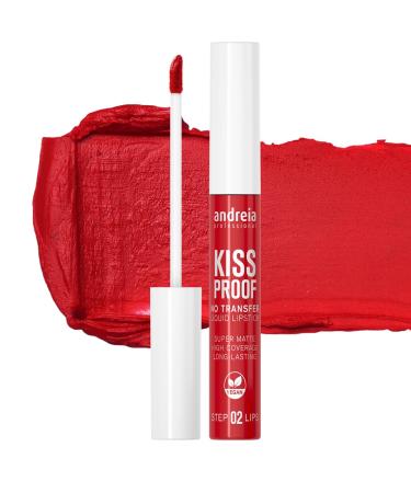 Andreia Andreia Kiss Proof Lipstick Red No. 2 8 ml