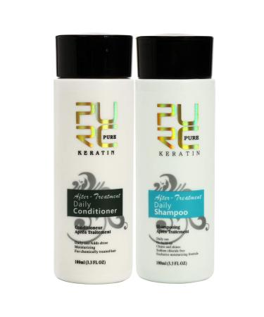 EgBert Purc Shampoo And Conditioner 100Ml Keratin Repair Hair Treatment Smoothing Kit