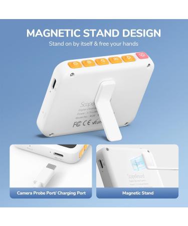 ScopeAround Otoscope with 2.8-Inch HD IPS Screen - 3.9mm HD Otoscope with Light for Clear Ear Inspections | International Shipping Available - Buy Online on GoSupps.com