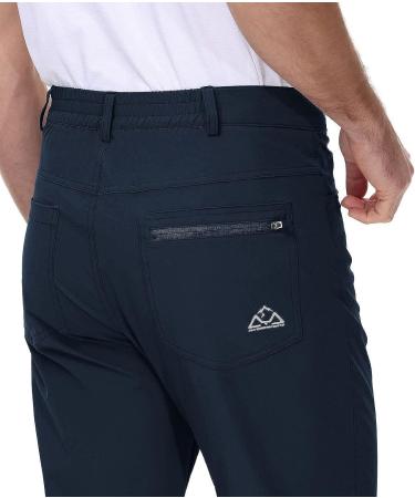 Rdruko Men's Stretch Golf Pants Navy 36 with Pockets | Lightweight Work Casual - Buy Online on GoSupps.com
