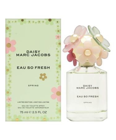 Marc Jacobs Daisy Eau So Fresh Spring Eau de Toilette Spray Limited Edition for Women Aromatic Spicy 2.5 Fl Oz