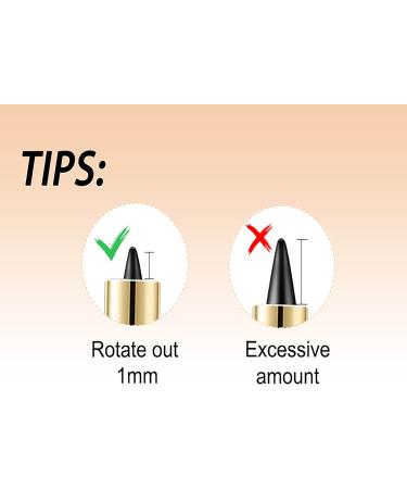 Thapncow 2 pieces matte QuickDry eyeliner eyeliner pen gel brown eyeliner pen gel brown eyeliner in quickdrying formula gel eyeliner makeup pen without smudges - Buy Online on GoSupps.com