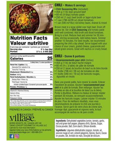 Gourmet Du Village Chili Blend Recipe Box - Buy Online on GoSupps.com