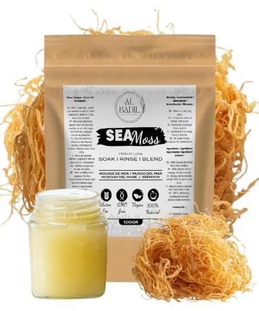  al badil Wild Golden Sea Moss - 100% Natural Superfood - Golden Sea Moss: The magic ingredient for a healthy and balanced life (50g) - Buy Online on GoSupps.com