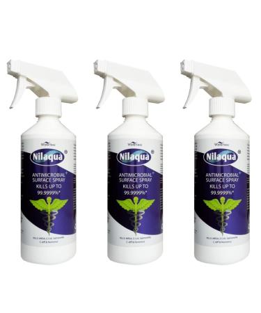 Nilaqua Surface Spray Super Strength Multipurpose Cleaner Alcohol Free and Non Tainting 500ml Trio Pack 500 ml (Pack of 3)