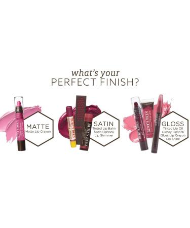 Burt's Bees Lip Shimmer Plum 2.6g - Natural Moisturizing Lip Balm - Buy Online on GoSupps.com