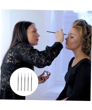 FOYTOKI 5pcs Fine Eyeliner Brush Lip Cosmetic Eye Wands Eye Shadow Brush Eye Makeup Fiber Black - Buy Online on GoSupps.com