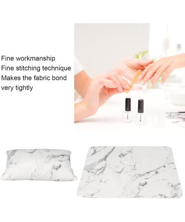 Nail Art Pillow Firm Zipper PU Leather Hand Pillow Convenient Cleaning Detachable Comfortable Touch Stylish for Nail Shop - Buy Online on GoSupps.com