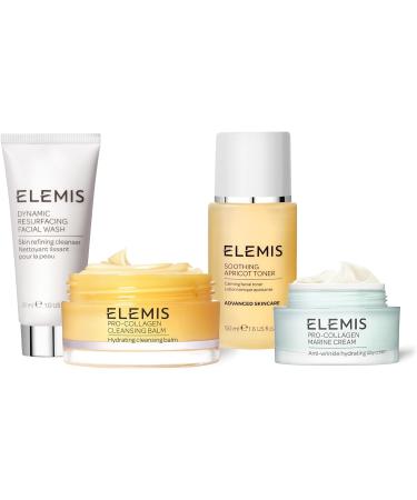 Elemis Everyday Heroes Christmas Collection - Luxury Skincare Gift Set with Pro-Collagen Cleansing Balm, Marine Cream, Face Wash & Toner - Buy Online on GoSupps.com
