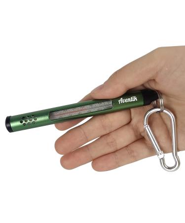 Aventik Fly Fishing Water Streamer Thermometer | 20-120 F/Celsius | Anglers Vest Pack Tool | Green - Buy Online on GoSupps.com