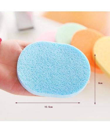 FRCOLOR 50pcs Colorful Facial Cleansing Sponges - Makeup Remover Soft Face Wash Sponges (Mixed Colors) - International Shipping Available - Buy Online on GoSupps.com