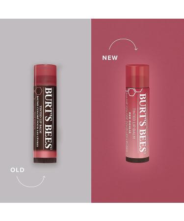 Burt's Bees Red Dahlia Tinted Lip Balm with Shea Butter - Natural & Moisturizing - 1 Tube - Buy Online on GoSupps.com