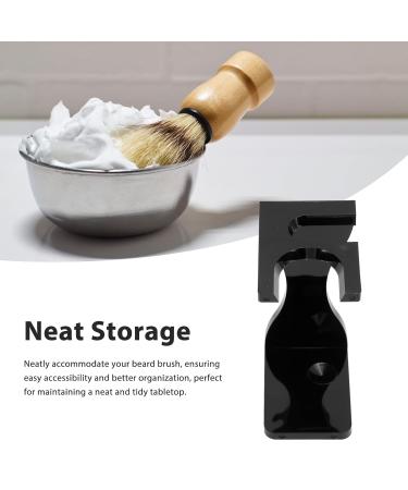 Acrylic Beard Grooming Brush Holder - Compact & Versatile Trimmer Stand for Home & Travel - Ideal for Easy Beard Care - Buy Online on GoSupps.com
