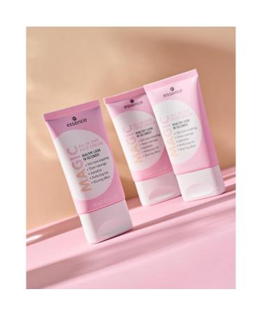 Essence Cosmetics Magic All in One Face Cream 30ml - Vegan Makeup Foundation Brightening & Nourishing Primer Translucent Color Adapting UVA/UVB Filter - Buy Online on GoSupps.com
