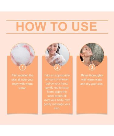 JIAOY Papaya Shower Gel Papaya Peeling Shower Gel Peeling Shower Gel with Organic PApaya Extract Longlasting Nourishing and Moisturizing DUsgel for dark skin for men and women 1 piece 1 piece - Buy Online on GoSupps.com