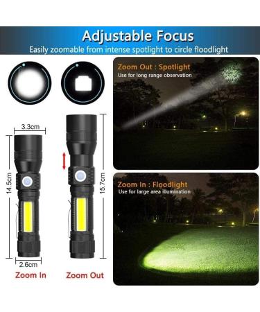 UV LED Torches Rechargeable (with 2200 mAh 18650 Battery) iToncs 3 in 1 White Light Black Light COB Red Light Torch Small Strong Magnet Bright 395 nm UV Lamp for Banknotes Urine of Pets 1 piece - Buy Online on GoSupps.com