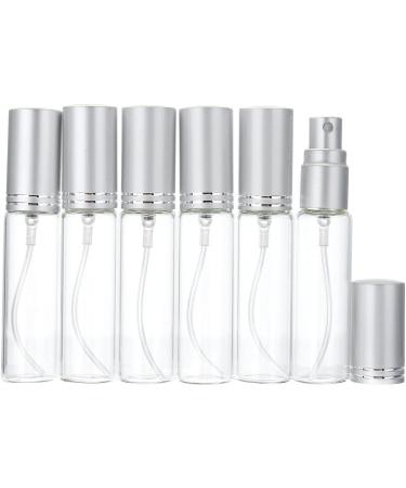 Furnido 10-Pack Mini Glass Perfume Spray Bottles | Portable 10ml Refillable Atomizers with Aluminum Pumps for Travel - Buy Online on GoSupps.com