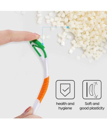 Tongue Scraper Cleaner 3 Pack - Bad Breath Solution for Adults & Kids | Easy to Hold & Clean | BPA Free - Buy Online on GoSupps.com