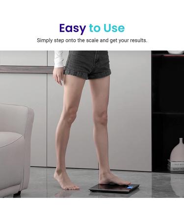 Etekcity Digital Bathroom Scale | Step-On Technology | 400 lb Capacity | Black Color - Buy Online on GoSupps.com
