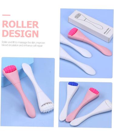FOMIYES 3 Pi ces de massage cr me contour des yeux applicateurs de cr me contour des yeux spatule cuill re masseur oculaire rouleau de massage applicateur de cr me double extr mit  - Buy Online on GoSupps.com