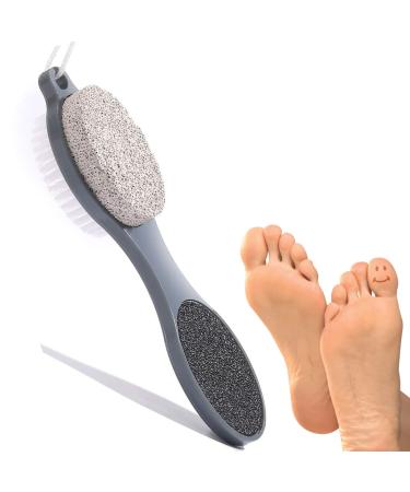 Froße footcare Schleifstein corneal remover 4 in 1 corneal file including foot brush pumice foot rib and sandpaper for foot care and pedicure for rough dry cracked skin