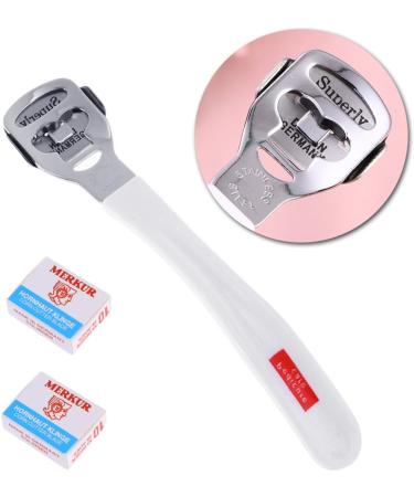 Foot Shaver Cutter - Hard Skin Remover with 20 Blades | International Shipping Available - Buy Online on GoSupps.com