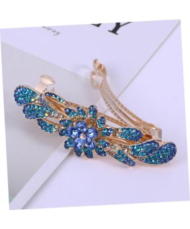 VALICLUD 1pc Rhinestone Hair Clips Hair Pin Hair Barrettes Rhinestone Bobby Pins Spring Hair Clips Flower Hair Clip Rhinestone Hair Barrette Women Hair Clips Spring Clip Miss The Flowers - Buy Online on GoSupps.com