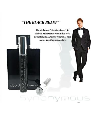 Club de nuit Intense Man EDP 10 ML. by Synonymous Personal -Travel Size Edition 2 PACK(Large bottle not included) - Buy Online on GoSupps.com