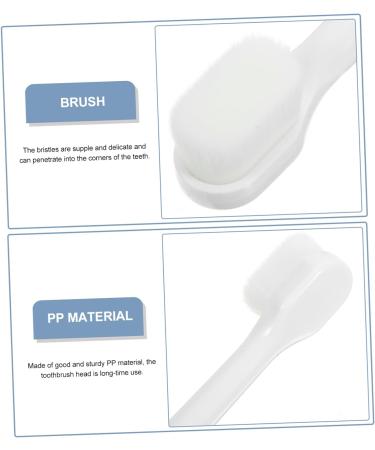Gogogmee 5pcs Thousand-Hair Toothbrush Head Electric Soft Toothbrush Heads Toothbrush Accessories Toothbrush Heads Refills Reusable Toothbrush Heads Toothbrushes Clean White Pp Substitute - Buy Online on GoSupps.com