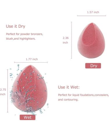 Microfiber Velvet Sponge Non-latex Powder Puff Free Vegan Soft Flawless Streak-free Foundation Blender with Beauty Sponge Holder Microfiber with Dual Layer Structure Latex-Free Beauty Blender/310 - Buy Online on GoSupps.com
