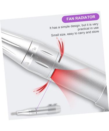 Healeved Nail Polisher Aluminum Alloy Mute Nail Supplies 14X7X2.5CM Silver - Buy Online on GoSupps.com