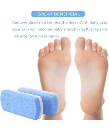 6-Piece Double-Sided Pumice Stone Set for Feet | Lava Pedicure Tools for Smooth Skin | Perfect for Hard Skin Removal & Skin Peeling - Buy Online on GoSupps.com