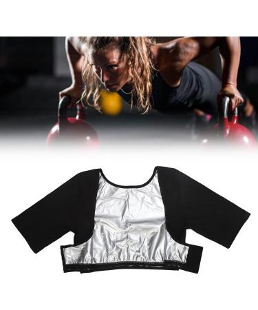 Sauna Suit for Women Short Sleeve Fast Dry Heat Trapping Sweat Suit Waist Trainer L - Buy Online on GoSupps.com