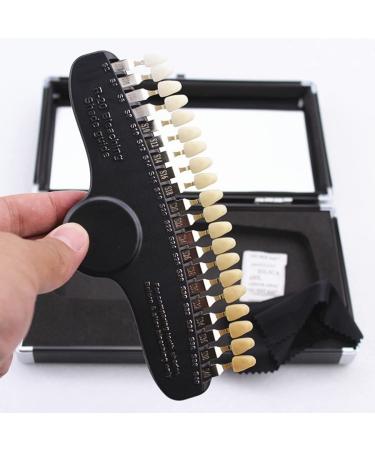 20 Colors Teeth 3D Shade Guide Set Comparator Mirror Dentistry Cold Light Teeth White Bleaching Dental Plate
